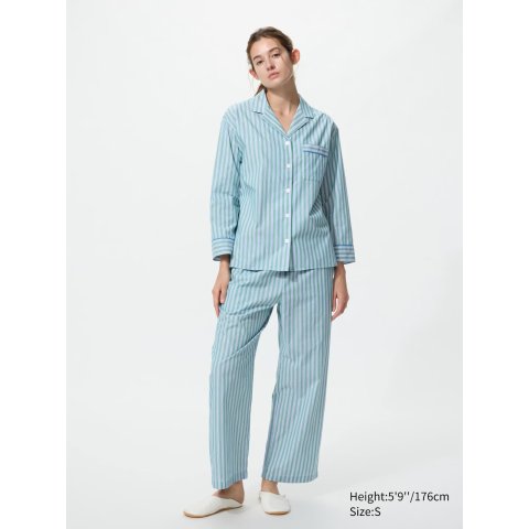 UniqloUNIQLO 女士长袖棉质睡衣