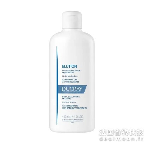 DUCRAY温和平衡洗发水 400ml