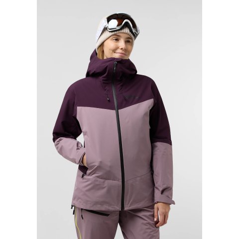 拼色葡萄紫夹克