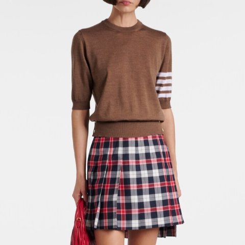 Thom Browne4-Bar Wool Sweatshirt