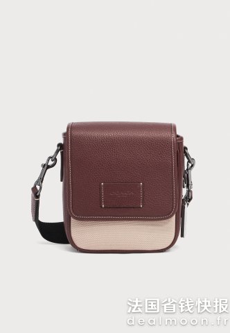 Coach拼色单肩包