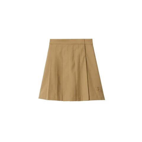BurberryPleated Cotton Blend Skirt