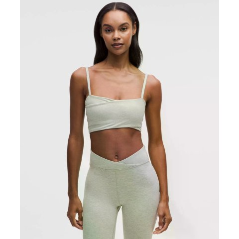 Softy Suedey Wrap-Front Bra Light Support