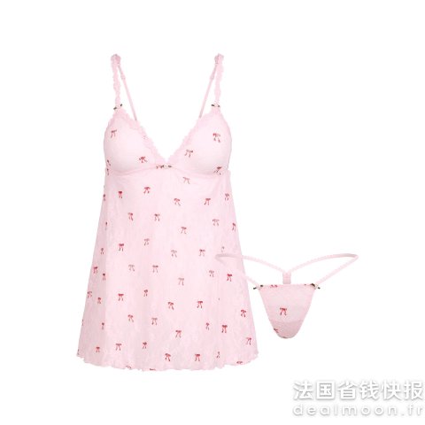 甜美小性感~SLIP THONG套装