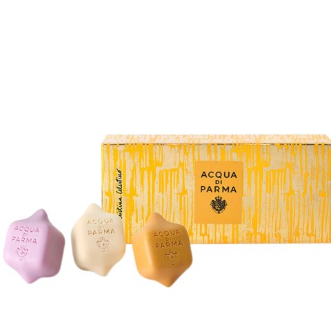 Acqua di Parma造型太可爱了！送人好合适！Fruttini 柑橘香皂套装