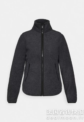 Jack Wolfskin抓绒外套 黑色