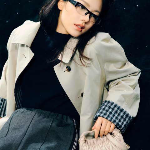  SMU B07 半框镜 赵今麦同款