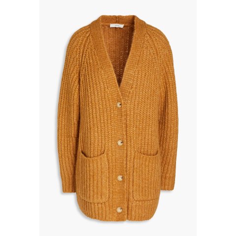 Ribbed 羊驼混纺开衫