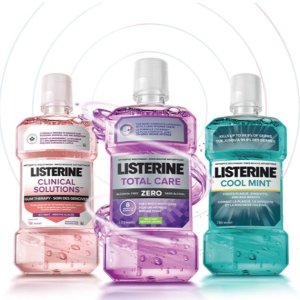 $5.47起+额外95折！Listerine 低酒精强效漱口水1升装 多口味可选