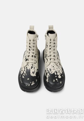 CamperBottines 彩色系带短靴