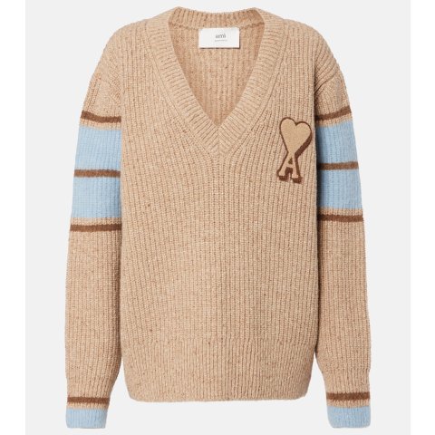 Ami de Coeur 羊驼羊毛混纺毛衣