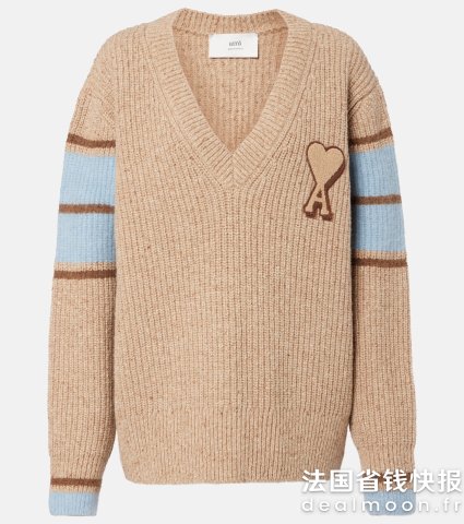 Ami de Coeur 羊驼羊毛混纺毛衣