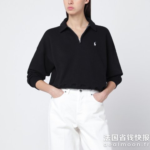 Polo Ralph LaurenSchwarzes 拉链卫衣
