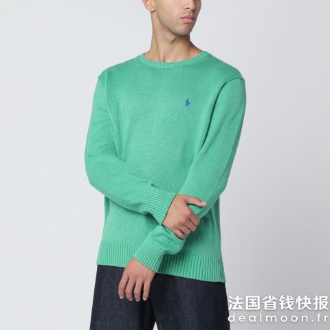 Polo Ralph Lauren 绿色棉毛衣