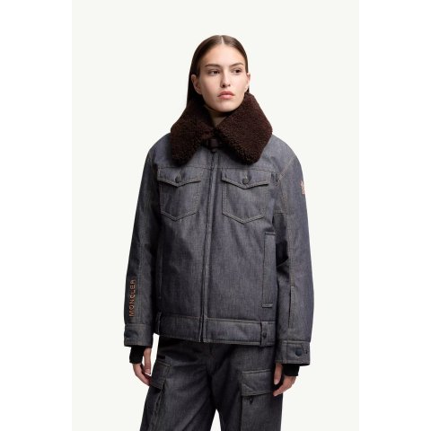 MonclerYunque Denim Down Ski Jacket