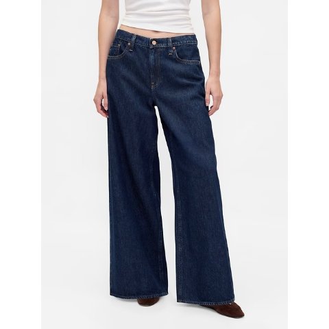 Low Slung 宽松牛仔裤