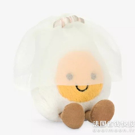 Jellycat你好！结芬！婚纱新娘水煮蛋 14cm