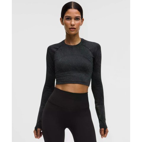 Swiftly Tech 闪耀长袖短上衣