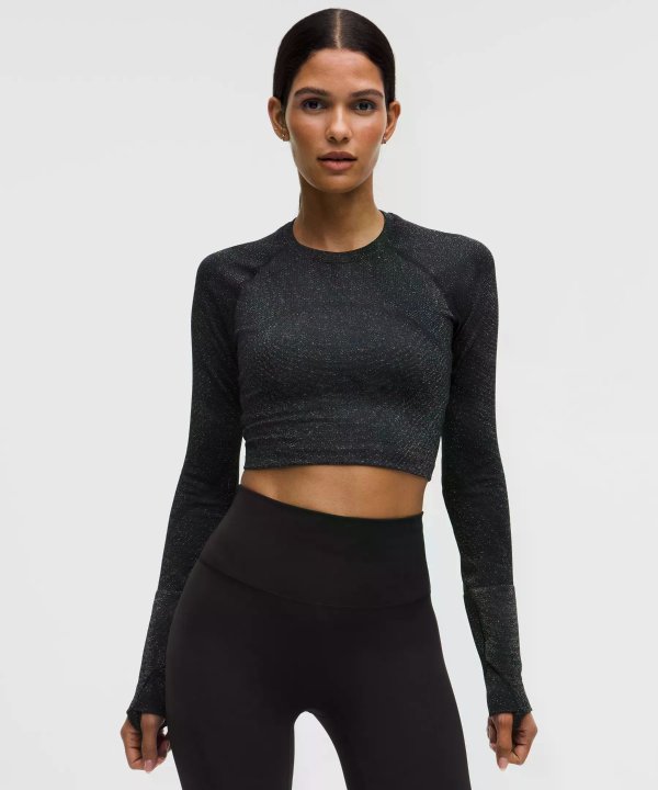 Swiftly Tech 闪耀长袖短上衣