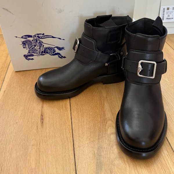 Cobble 黑色皮靴@虾虾要吃鳗鱼丸