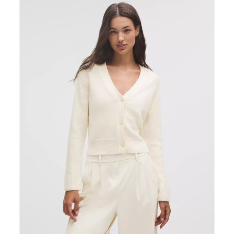 Cashmere 修身针织开衫