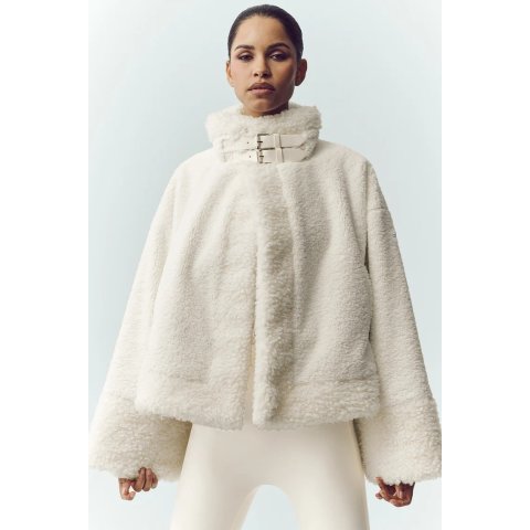 alo yogaSherpa Fireside Bomber Jacket