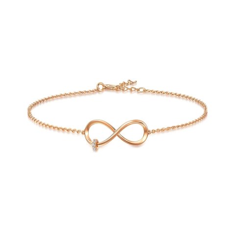 Chow Sang Sang18K Rose Gold Diamond Bracelet