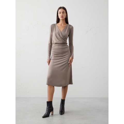 Banana RepublicKnit Wrap Midi Dress