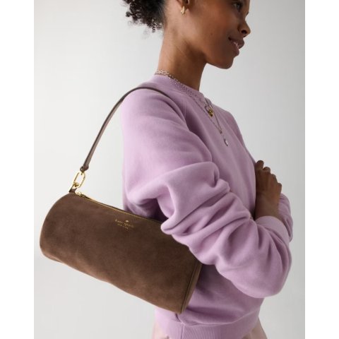 Kate Spade Roulette Suede Medium Shoulder Bag