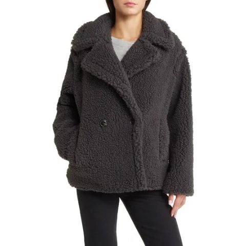 UGGGertrude Teddy Faux Shearling Coat