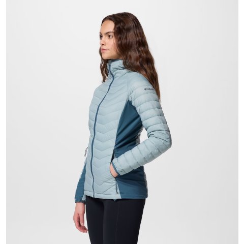 lu味很重的天水蓝~Powder Pass II 女款连帽夹克