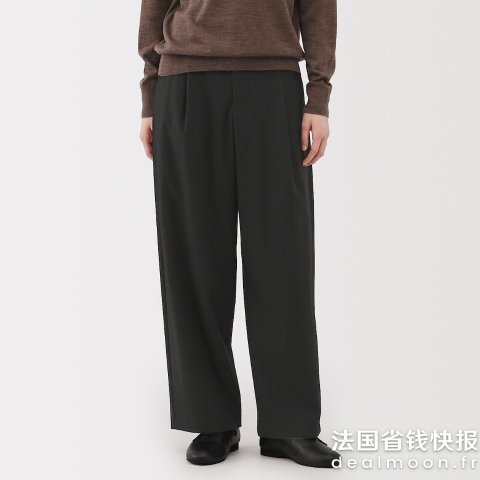 4色可选百褶阔腿裤