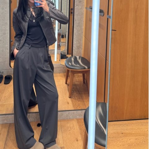 Daydrift 高腰阔腿长裤