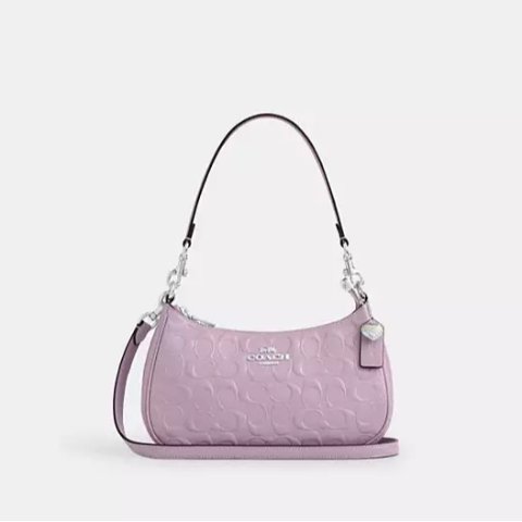 CoachTeri Shoulder Bag with Heart Charm