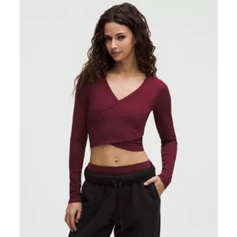 情人节 罗纹长袖爱心上衣