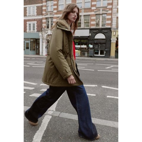 Zaraparka 人造毛衬里外套