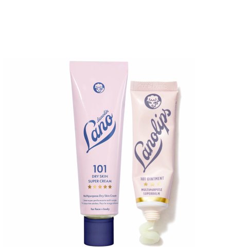 Lanolips适合干皮入！唇膏+保湿面霜