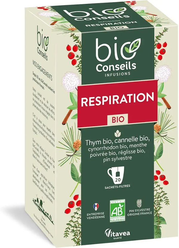 Bio Conseils 有机呼吸茶 20包