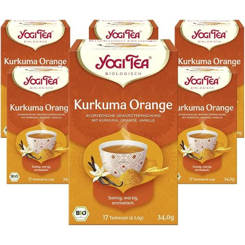 Yogi TeaKurkuma Orange 有机草本茶 102包