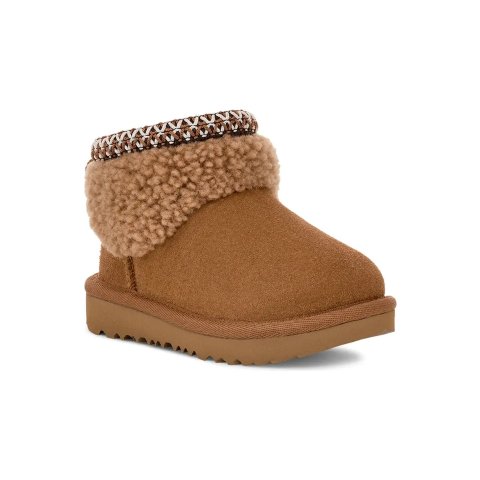 UGGUltra Mini Kids Curly Shearling Boot