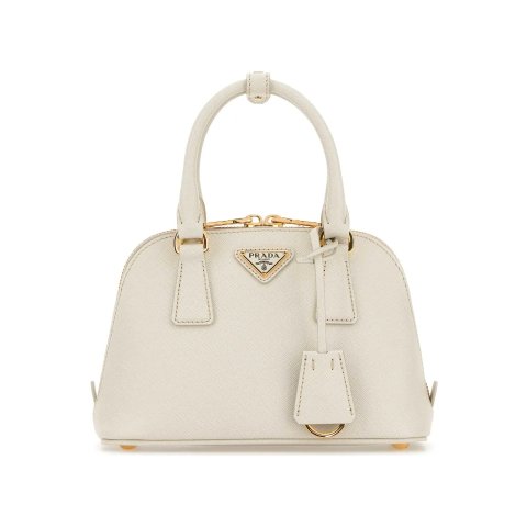 PradaWhite Leather Handbag