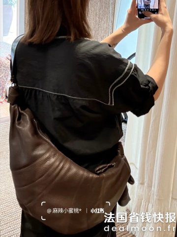 Lemaire断货真的快 大家抓紧Grosse 棕色牛角包包 大号