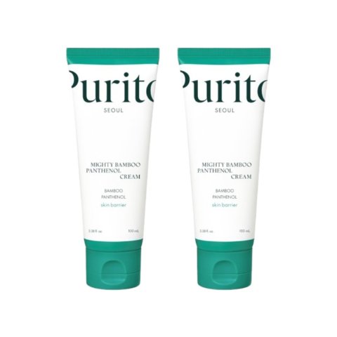 屏障修护 + 深度保湿Purito Mighty 竹泛醇面霜 100ml 2件装