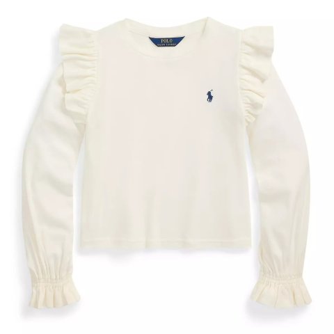 Polo Ralph Lauren儿童长袖上衣 棉莫代尔