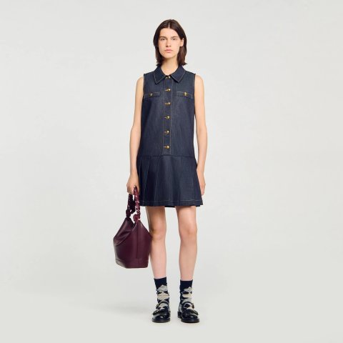 SandroMini Denim Dress