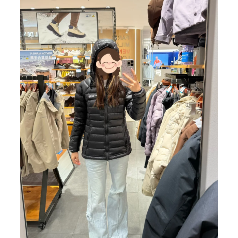 Columbia金点科技+修身中长版型 小火炉Joy Peak II 女款连帽羽绒夹克