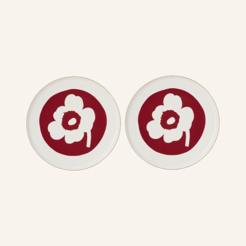 Marimekko 直径25cmOIVA 餐盘 2件装