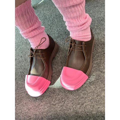 Junction 棕粉拼色