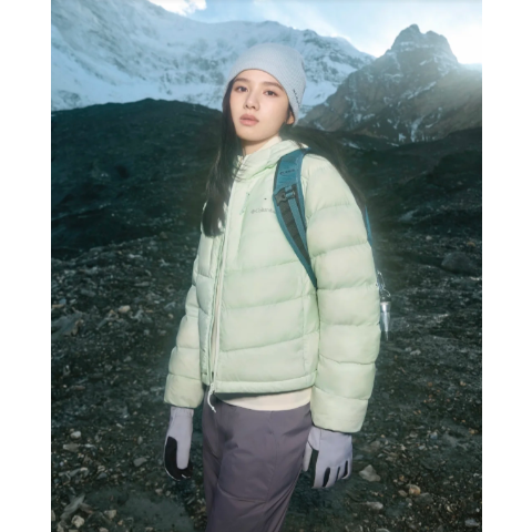 Columbia抹茶绿！一杯抹茶拿铁Joy Peak II 女士连帽夹克