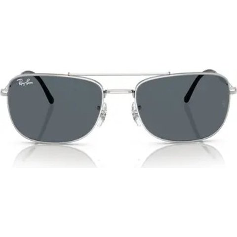 Ray-Ban59mm Rectangular Aviator Sunglasses